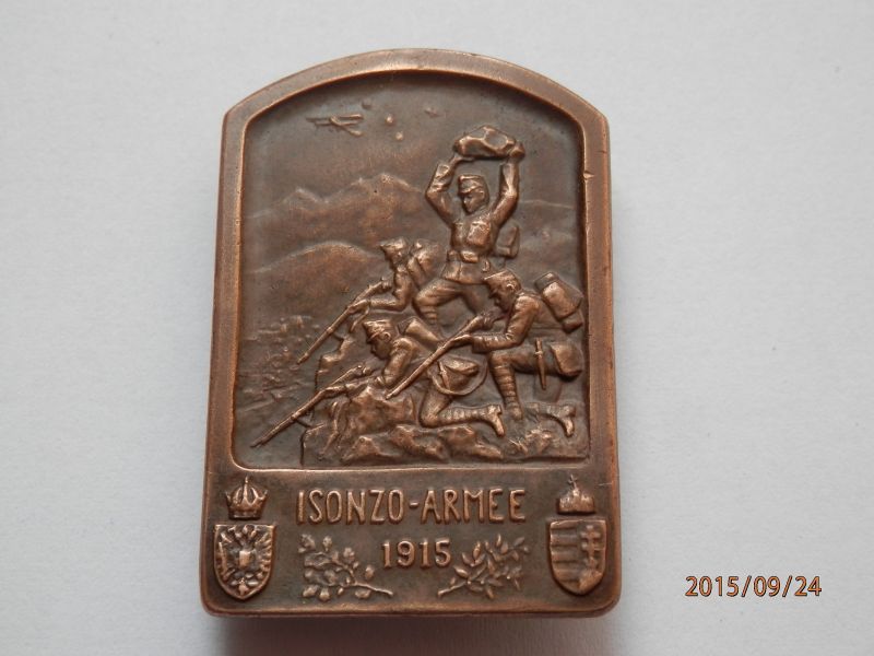 Isonzo-Armee 1915 sapkajelvény