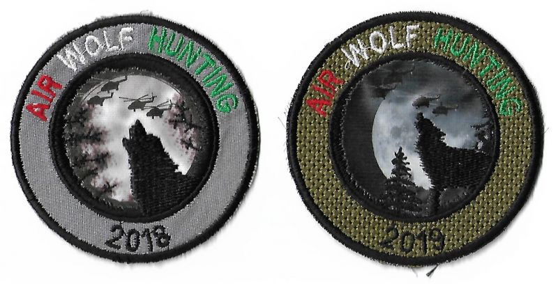 Air Wolf Hunting 2018 és 2019 hadgyakorlat karjelzései