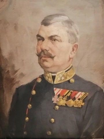Ismeretlen ezredes a Monarchiából - festmény