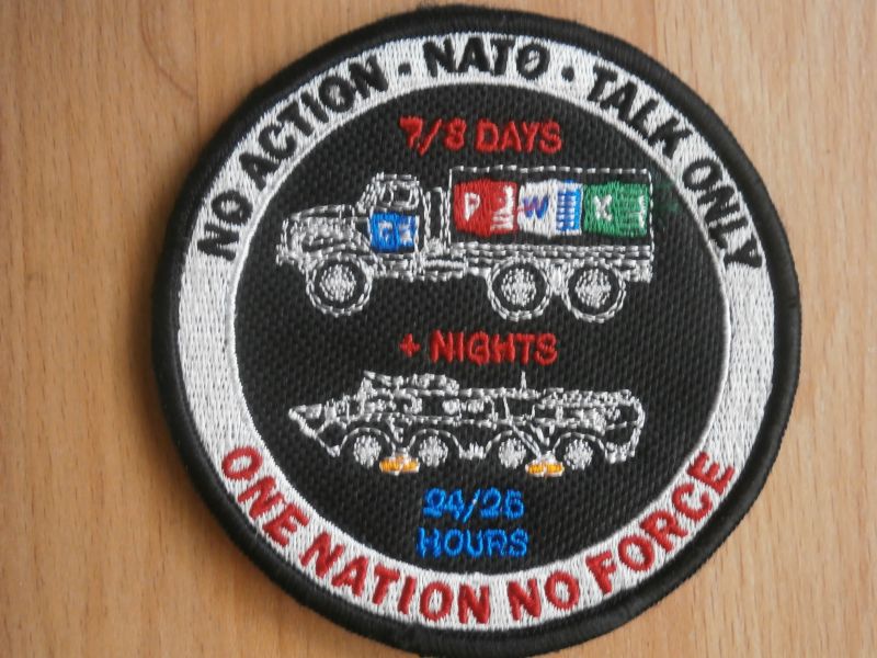 "NATO" felvarró