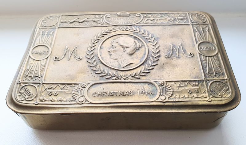 "Mária hercegnő 1914-es ajándéka" réz doboz (Princess Mary's Gift Fund Box)
